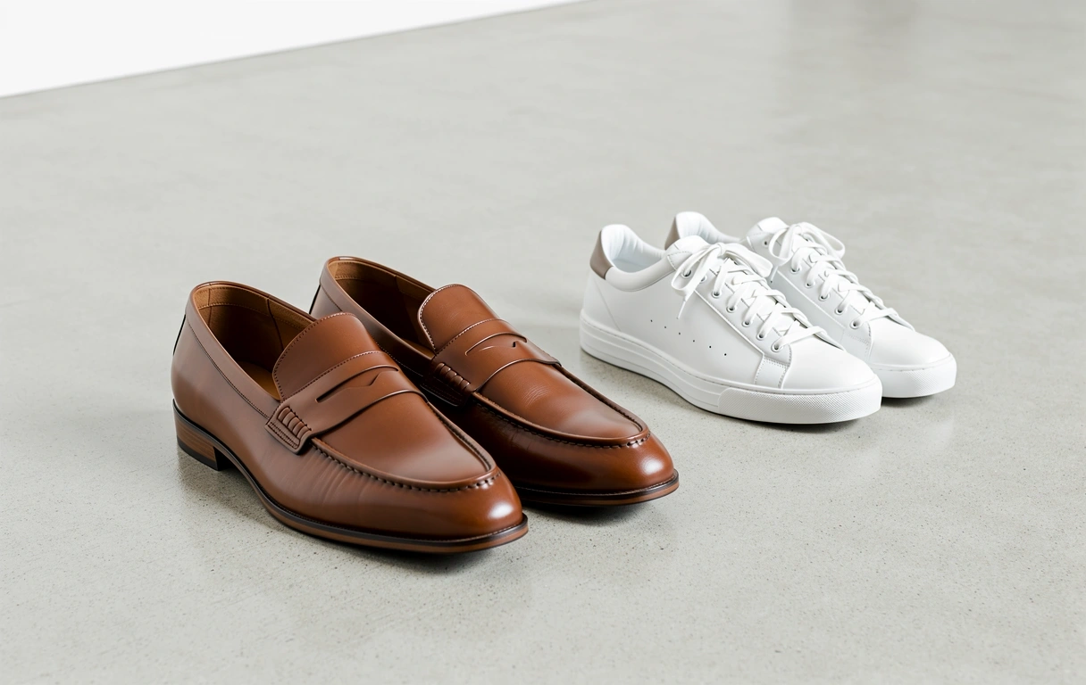 Sepatu pria gaya indonesia